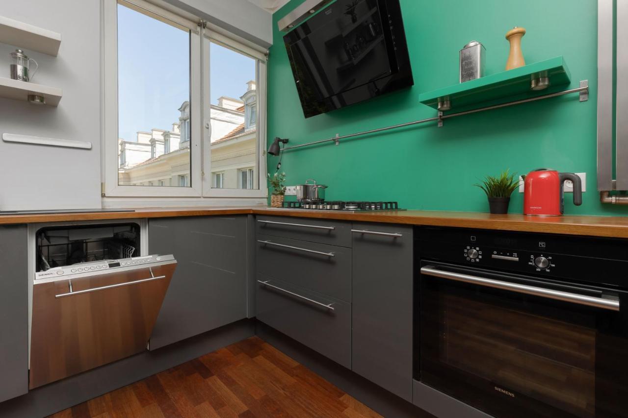 Comfy Warsaw City Centre Apartment By Noclegi Renters Bagian luar foto